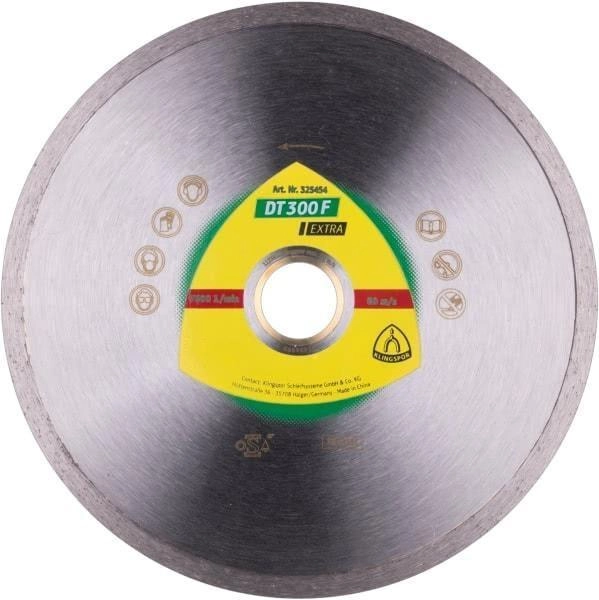 Круг алмазный KLINGSPOR DT 300 F EXTRA Ф200х25.4мм по керамике