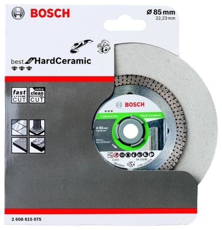 Круг алмазный BOSCH (2608615075) Ф85х22мм по керамике