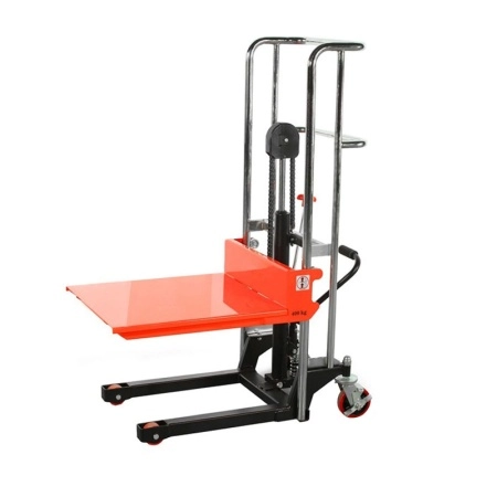 фото ручной гидравлический штабелер с подъемной платформой oxlift hs4015 1500 мм 400 кг