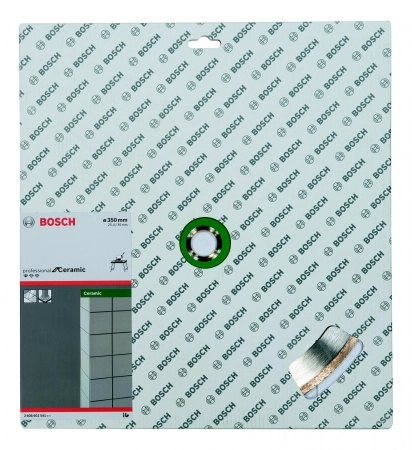 Круг алмазный BOSCH STANDARD FOR CERAMIC 350X25.4/30 (2608602541) Ф350х30мм по керамике