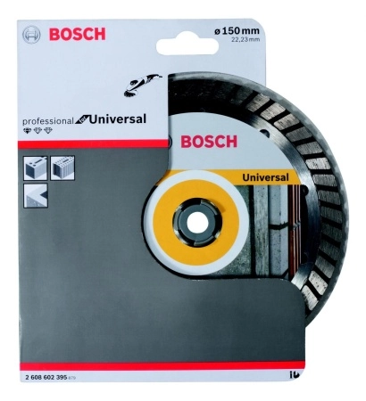 Круг алмазный BOSCH STANDARD FOR UNIVERSAL TURBO (2608602395) Ф150х22мм универсальный