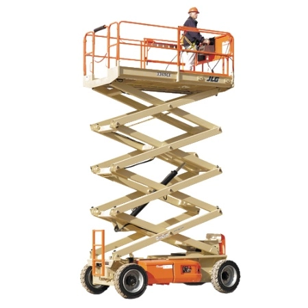 фото подъемник ножничный самоходный jlg m3369 le