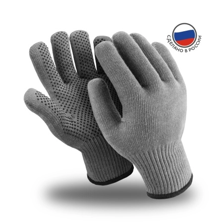 фото перчатки manipula specialist® север пвх (50% шерсть+пвх), wg-711