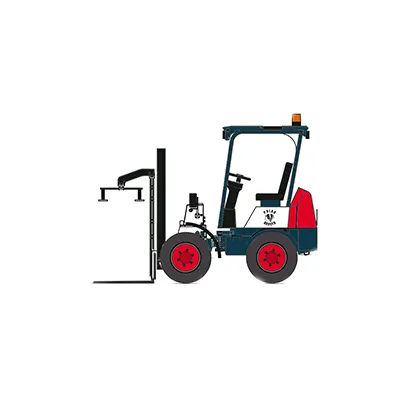 фото дизельный погрузчик polar badger wl 35b